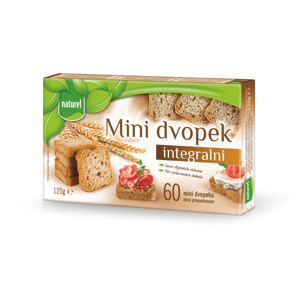 NATUREL MINI DVOPEK INTEGRALNI 120 G