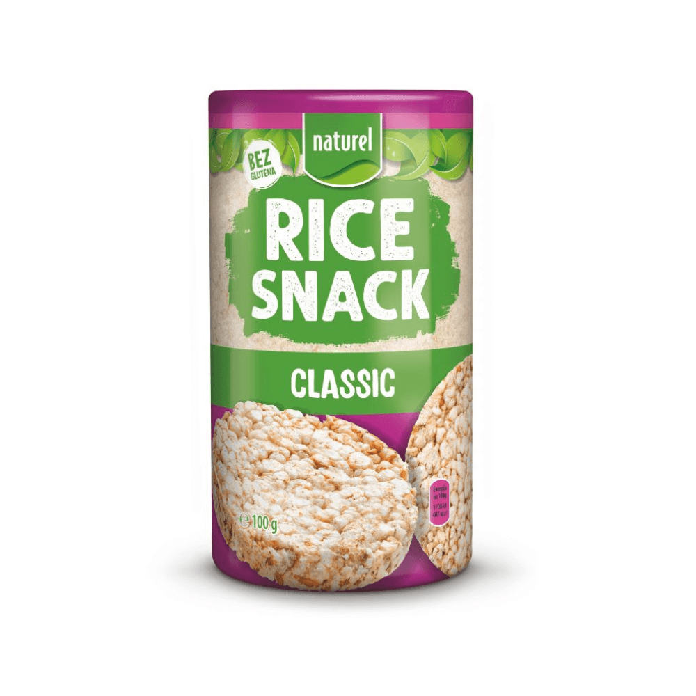 NATUREL RICE SNACK CLASSIC 100G