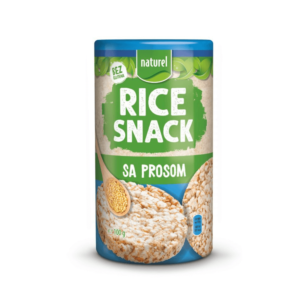 NATUREL RICE SNACK S PROSOM 100G