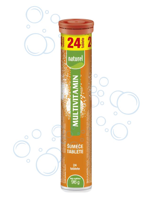 NATUREL ŠUMEĆE TABLETE MULTIVITAMIN 96G (24 TAB)