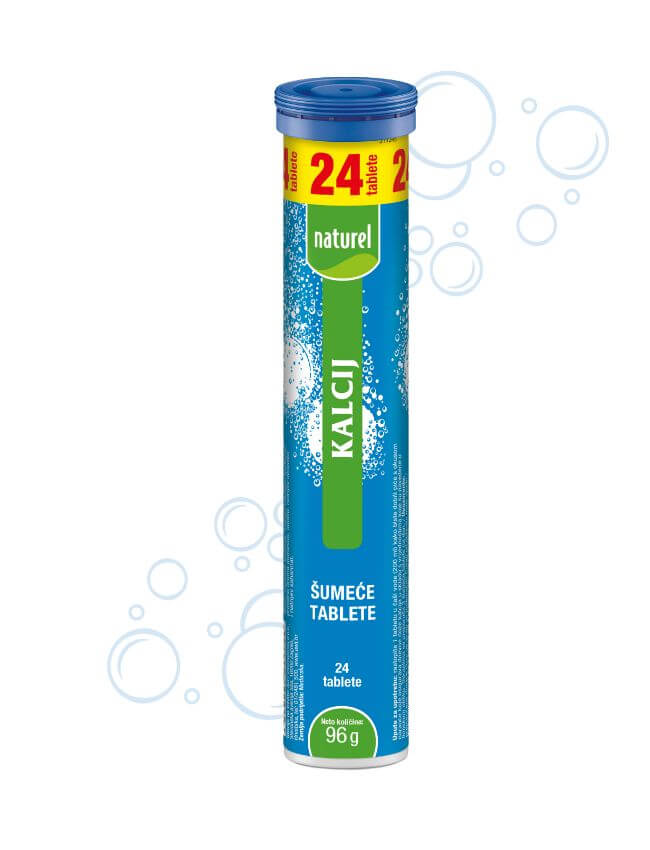 NATUREL ŠUMEĆE TABLETE KALCIJ 96G (24 TABLETE)
